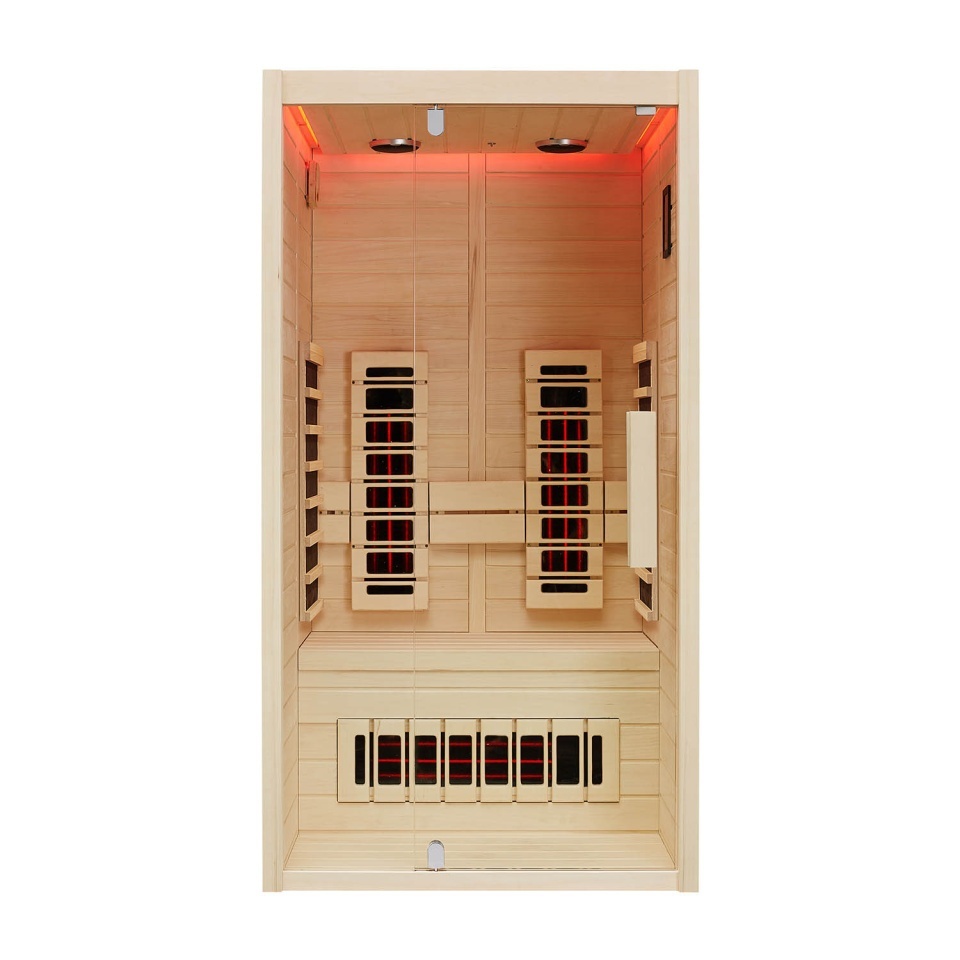 Инфракрасная сауна NordicSpa WS-1809 красный кедр 1000*1000*1900