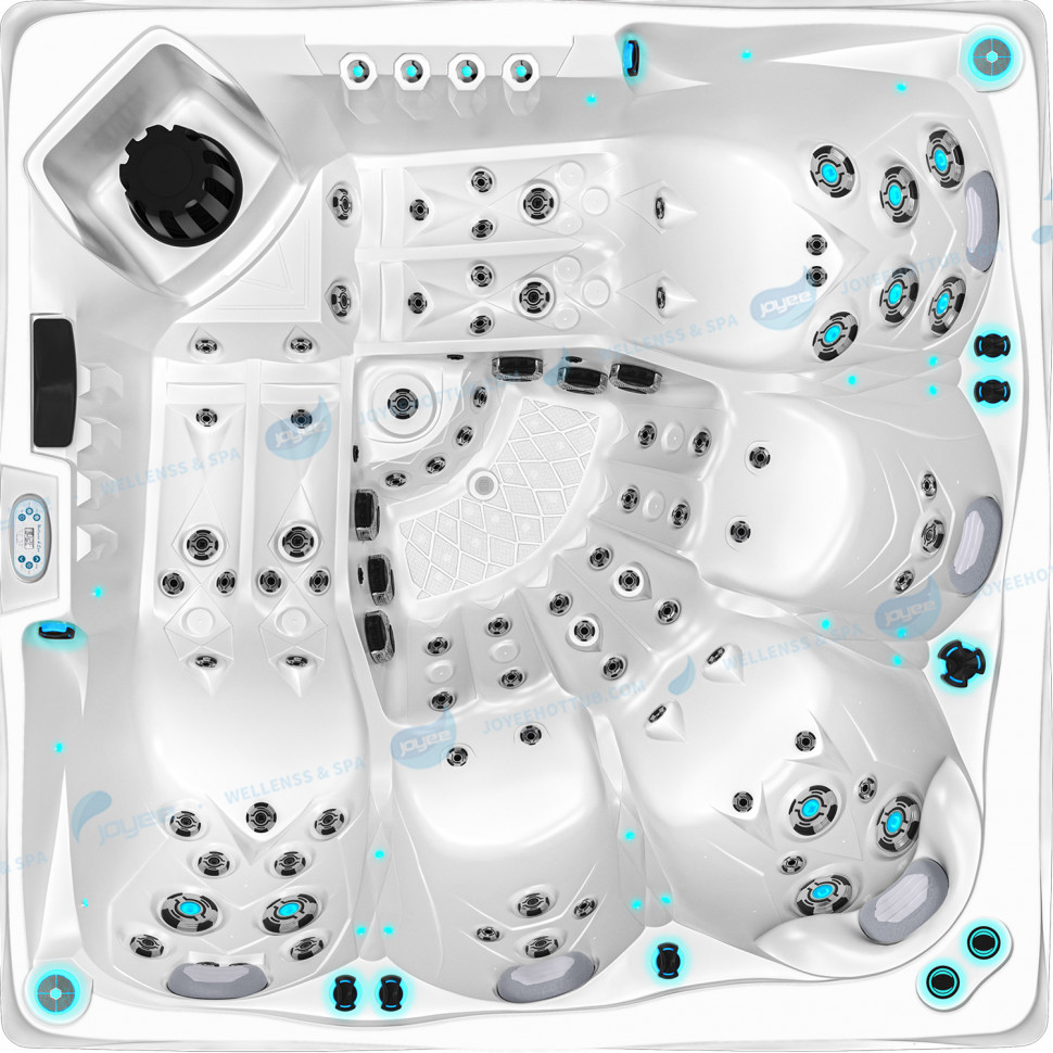 Гидромассажный СПА бассейн Joyee SPA Lincoln-R 2300*2300*920