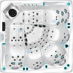Гидромассажный СПА бассейн Joyee SPA Lincoln-R 2300*2300*920